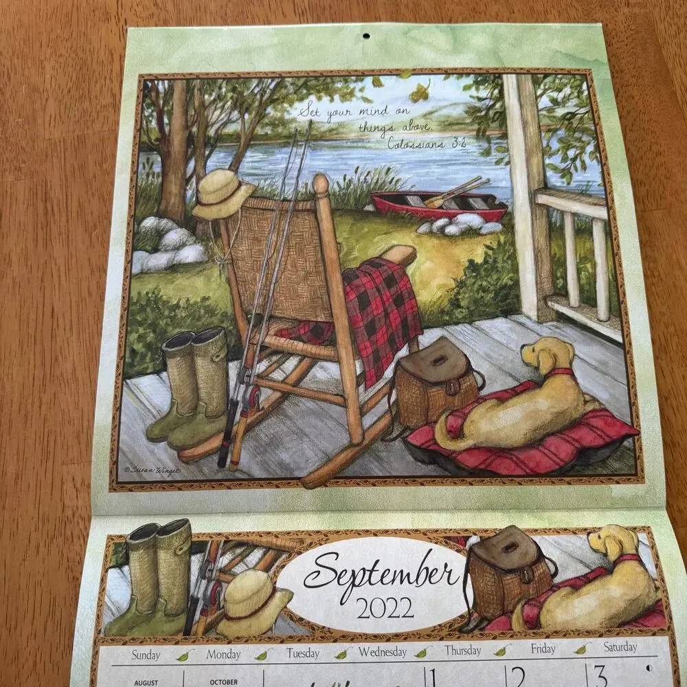 Lang Bountiful Blessings Calendar 2022 Susan Winget Art Birds Scripture Verses